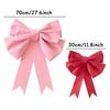 Big Bow DIY Material Eva Christmas Tree Wedding Party Spring Festival New Year Wall Outdoor Decoration for Home Front Door Decor