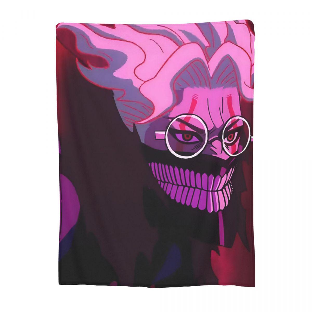 Dandadan Anime Eyes W Kaji Manga Blankets Fleece Sofa Throw Blanket Multi-function for Home Bedroom Office Throws Bedspread 30x40in