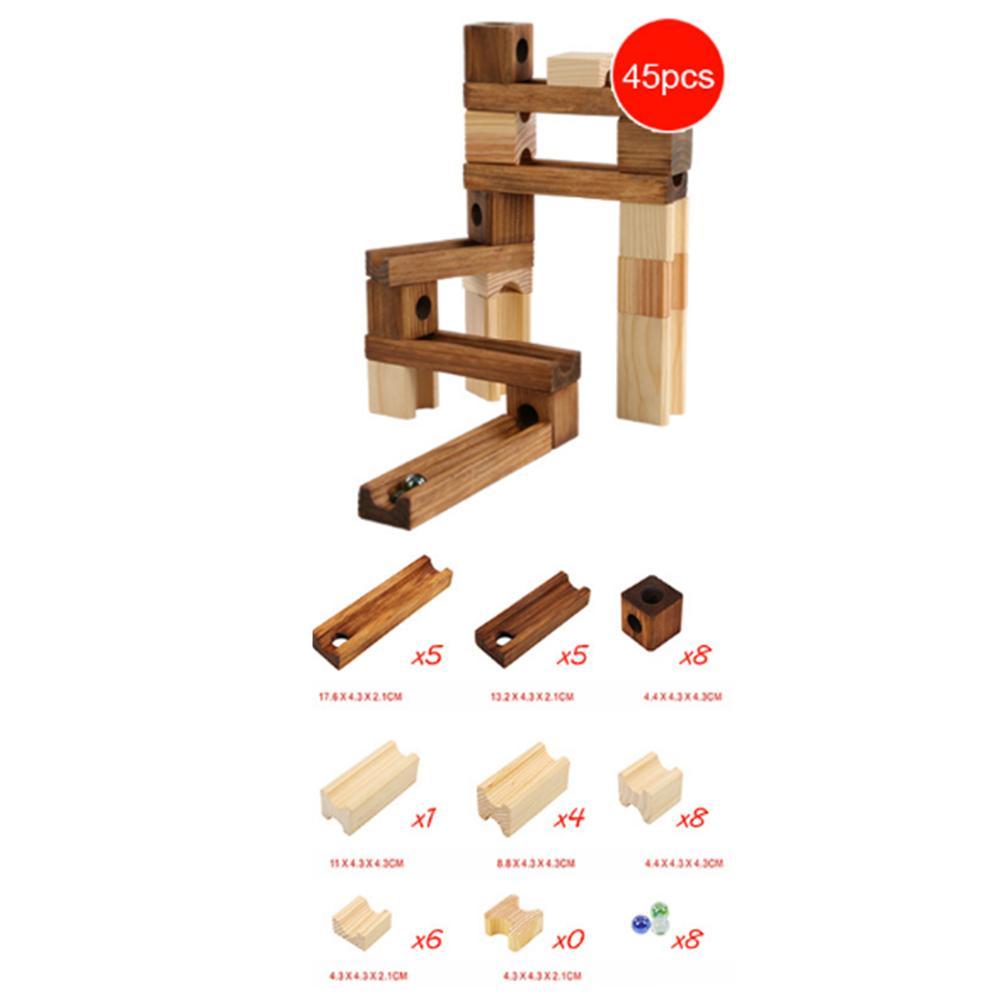 Buy Children Wooden Marbles Building Blocks/ Kids Ball Cube Evolution