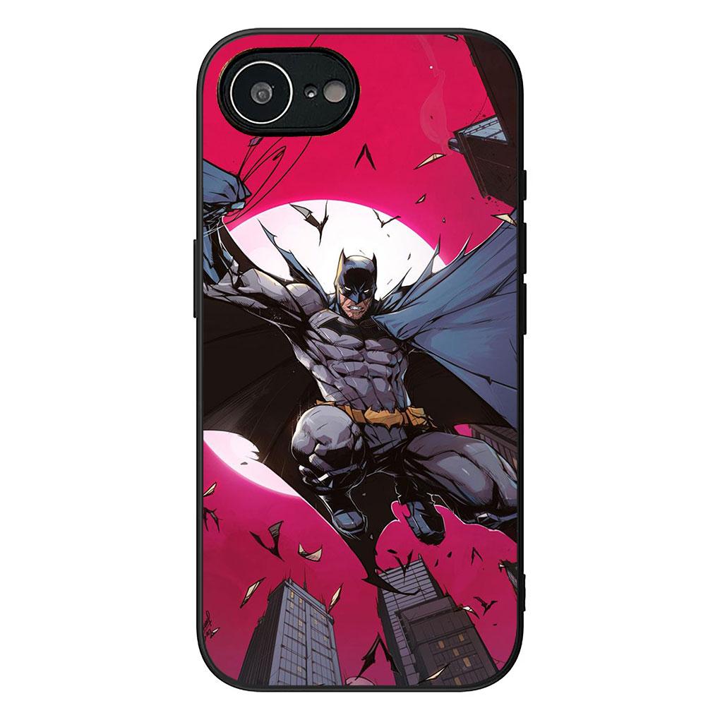 Batman Bruce Wayne DC Comics Bat Man Phone Cover for Apple iPhone 17 16 14 15 Pro Max Plus 15+ 16E XR ProMax Air 16+ Soft Case