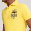 Polo Ralph Lauren Logo Brodé Boutons Verticaux Coupe Slim Manches Courtes Polo Homme Polos Jaune MNPOKNI1N820590-730