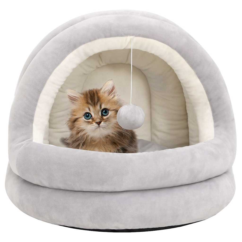 Joom Mobelmall Graue Vidaxl Katzenbett 50X50x45 Cm Grau Und Creme
