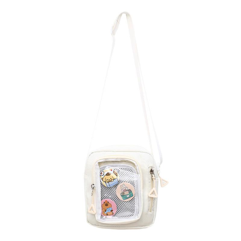 Japanese Transparent Ita Bag: Versatile Small Capacity Crossbody Shoulder Bag for Women