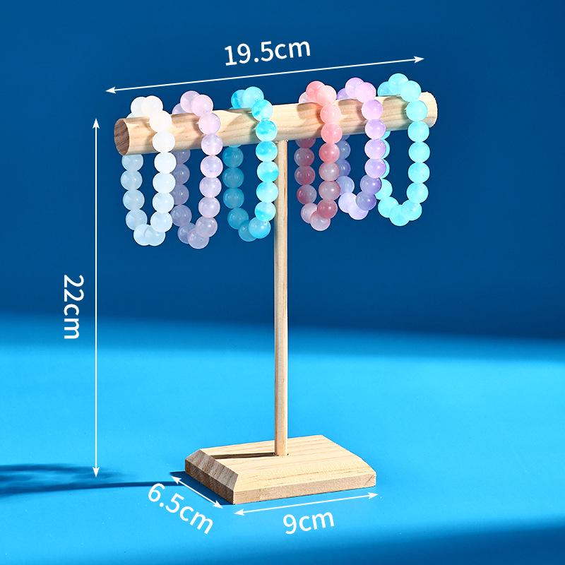 Solid Wood Bracelet & Hair Tie Display Stand