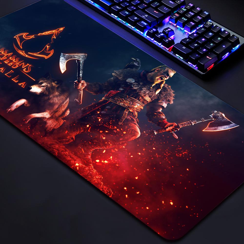 Assassins Creed Rutschfestes PC Großes Gaming-Mauspad Zubehör Gamer-Mauspad Größe Für E-Sport-Tastaturen Matte Geschenk für Freund