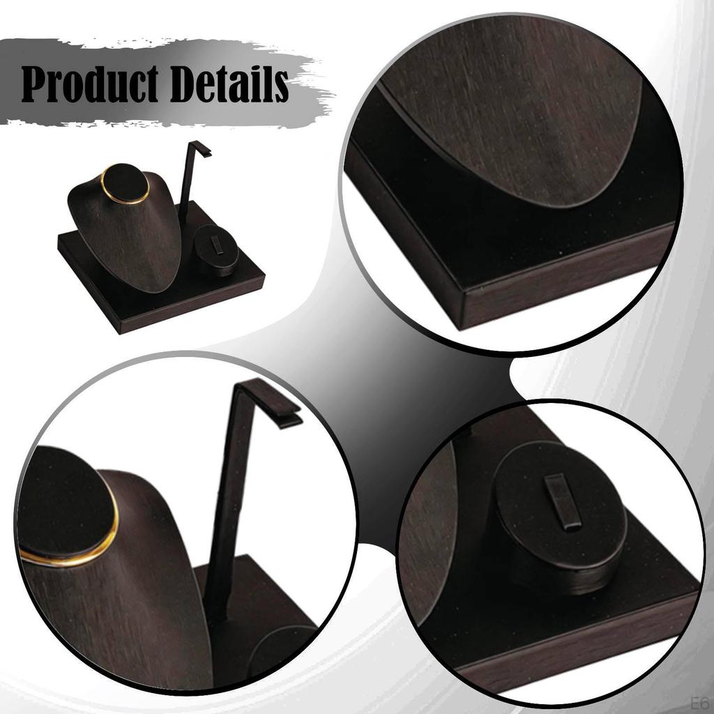 Jewelry Display Mannequin Stand Ear Holder Storage Necklace Organizer Showcase for Showroom