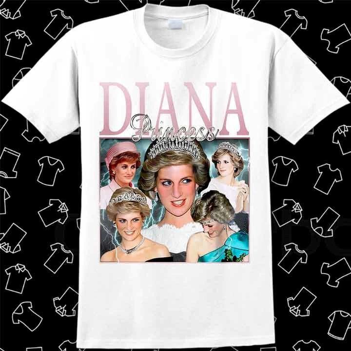 Princess of Wales Lady Diana T Shirt Meme Gift Gamer Best Seller Top Unisex 968 XXXL