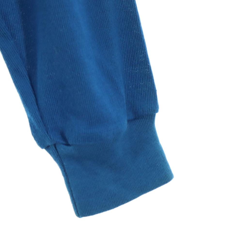 Campus 60s 70s Vintage Made In USA Argyle Pattern Long Sleeve Knit M Blue Men's Used