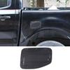 Für Ford Ranger T6 T7 T8 2015-2021 ABS Kohlefaser/ Glänzend Schwarz Auto Kraftstofftankdeckel Abdeckung Dekoration Aufkleber Zubehör
