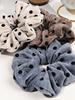 Polka Dot Solid Colorful Scrunchies For Women Girls No Damage Elastic Hair Ties For Thin Thick Hair Premium Durable