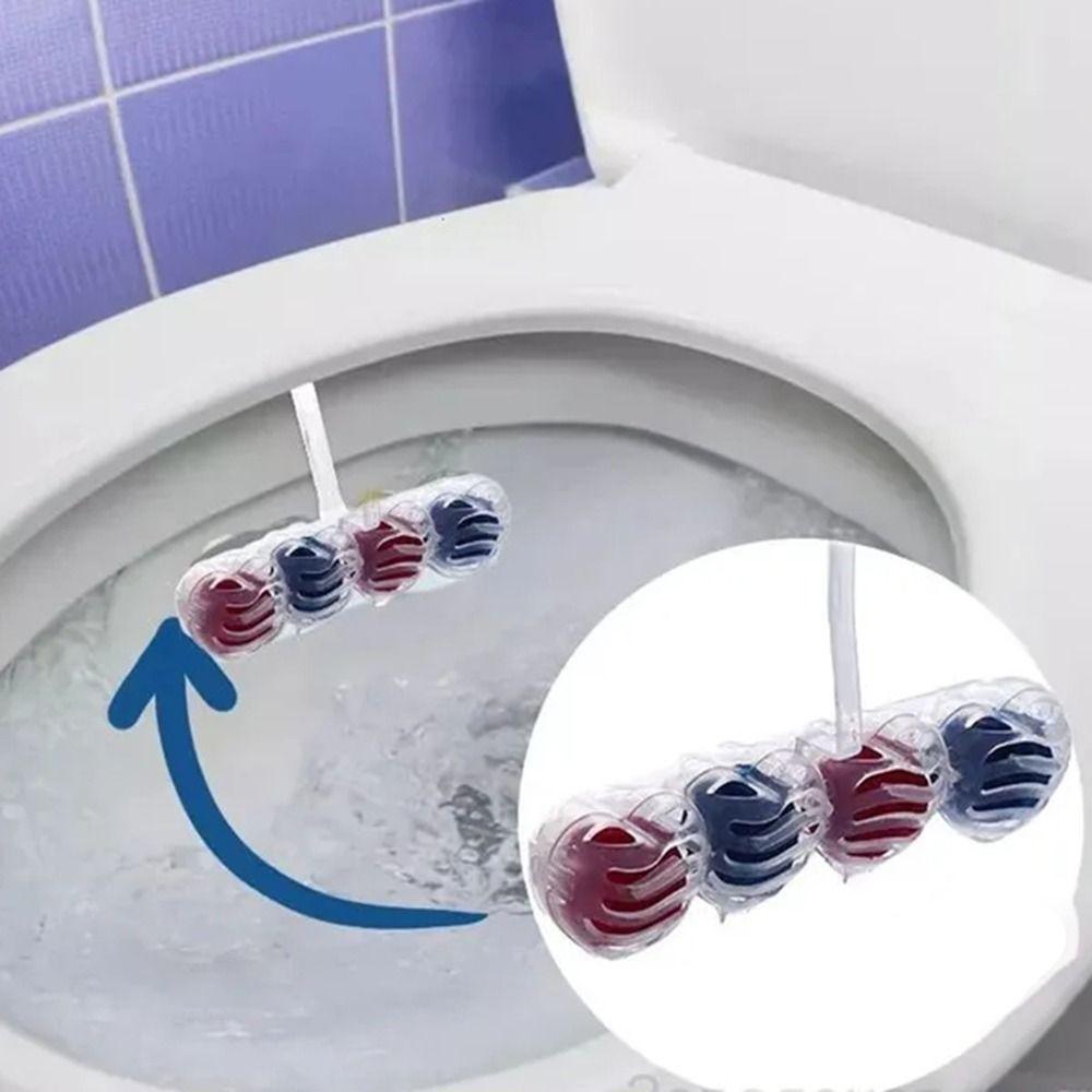 Multi Scents Hanging Toilet Cleaner Balls Blue Bubble Long Lasting Fragrance Bathroom Cleaning Ball Dirt Removing