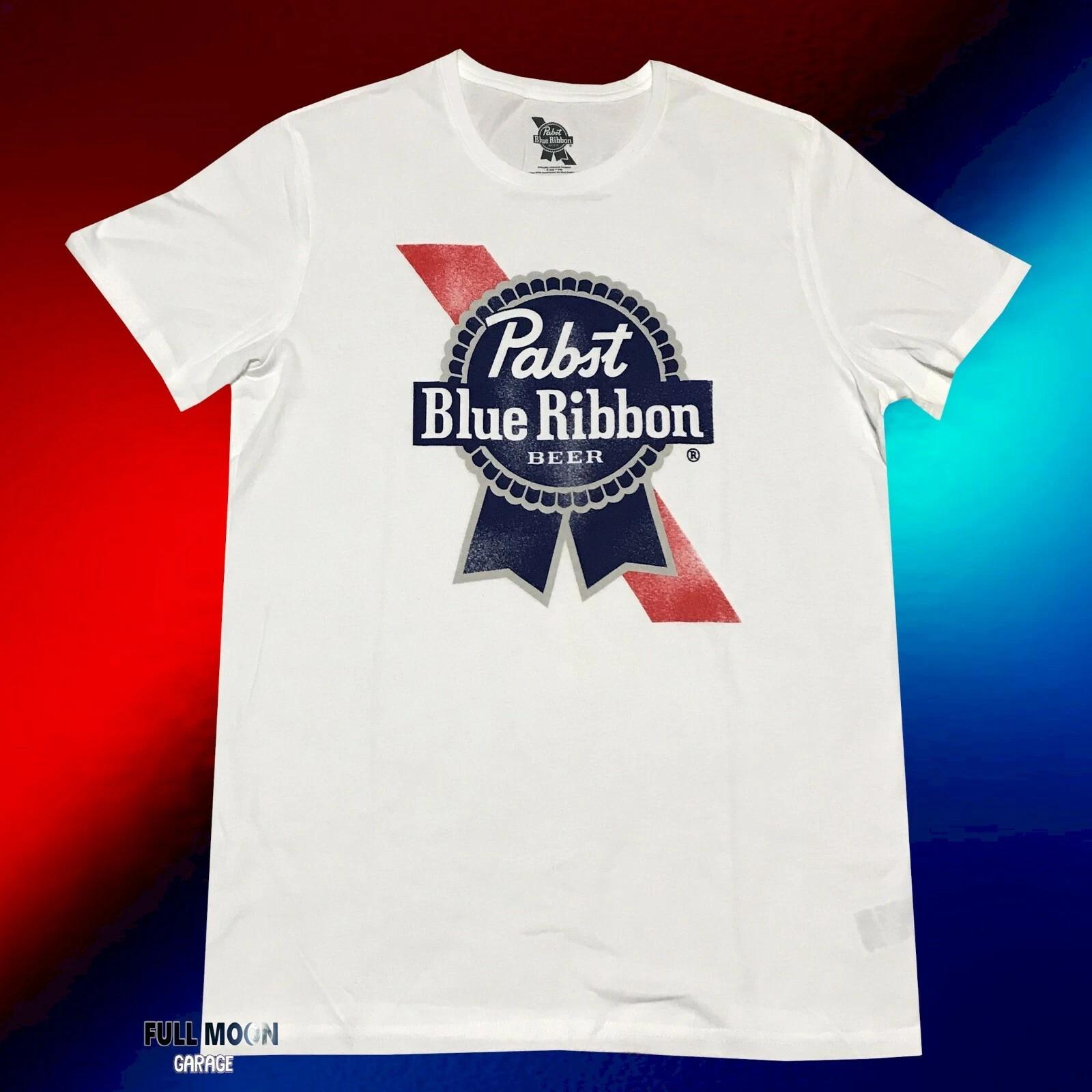 New Pabst Blue Ribbon Beer Mens Vintage Classic T-Shirt XL