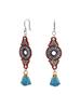 Lazy N Crazy Rhombus Glass Bead Earrings (4 Colors)