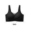Plus Size Seamless Soft Support Jelly Strip Bra with Fixed Cup and Adjustable Anti-Sagging Feature