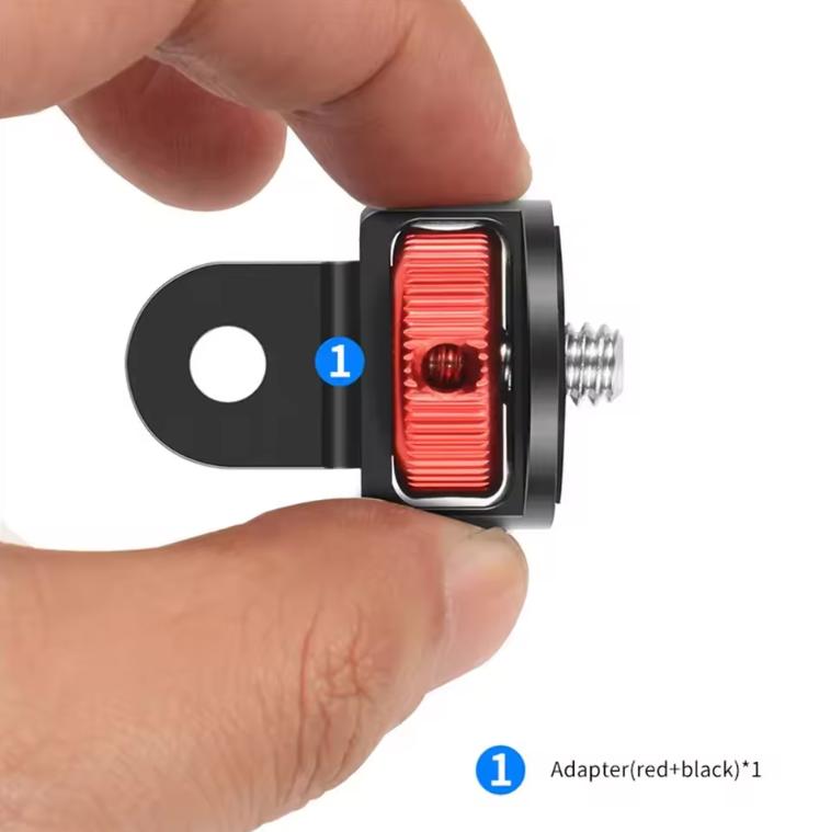 360 Rotatable 1/4 Inch Screw Mini Tripod Adapter Mount for GoPro 13 12 For Insta360 X4 Xiaomi OSMO Action 5Pro Camera POCKET3