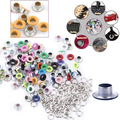 100 sad 5mm přezka s očky pro LeatherCraft Apparel Metallic Scrapbook