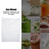 2pcs Reusable Fruit Vegetable Mesh Storage Drawstring Shopping Filter Bag Holder