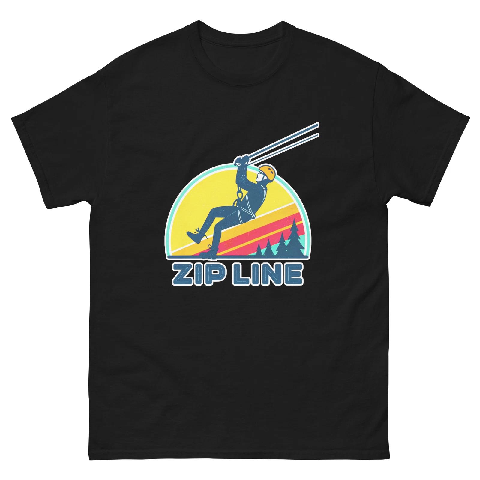 

Zip Line Carnival Fair Amusement Park T-Shirt 3XL