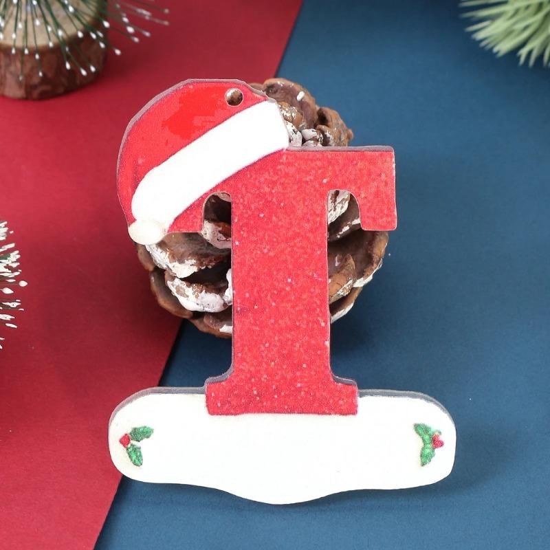 1Pcs 26 Christmas Letter Decor Xmas Tree Decoration 3D Hanging Pendant Party Home Room Ornament Navidad New Year 2026 Gifts