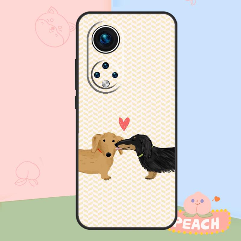 Dogs Dachshund Cute Case For Honor Magic 5 6 7 8 Lite Honor 400 Pro 200 50 70 90 X8c X9a X9b X9c X9d Win RT Cover