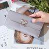 Luxury Love Heart Wallets Women Long Wallets Purses for Ladies Girl Money Pocket Card Holder Female Wallets Phone Clutch Bag
