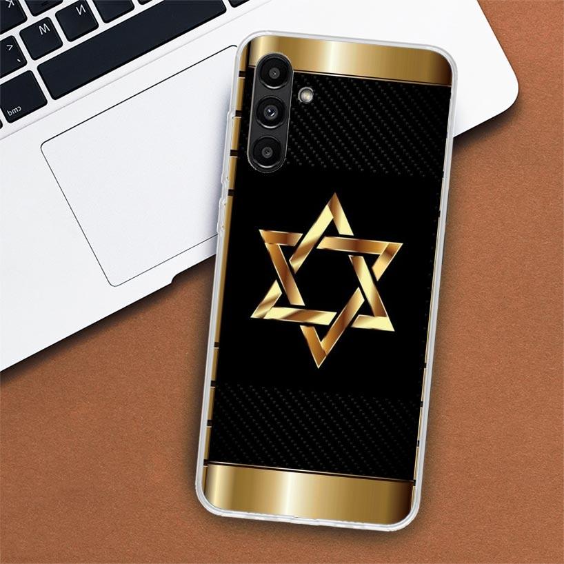 David Jüdischer Stern Symbol Telefon Fall Für Samsung Galaxy A51 A71 A50 A70 A40 A30 A20E A10 A41 A31 A21S A11 a01 A6 A8 + A7 A9 Plus