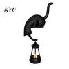 Cat Lantern Ornament 3D Printed Hanging with Shelf Decor, Cute Peeking Table Thoughtful Gifts for Friends Edge Statue, Hook Key Holder Bookshelf Home