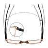 New Style Square Frame Reading Glasses Male and Female High-definition Anti Fatigue Presbyopia Eyeglasses Ultralight Eyewear