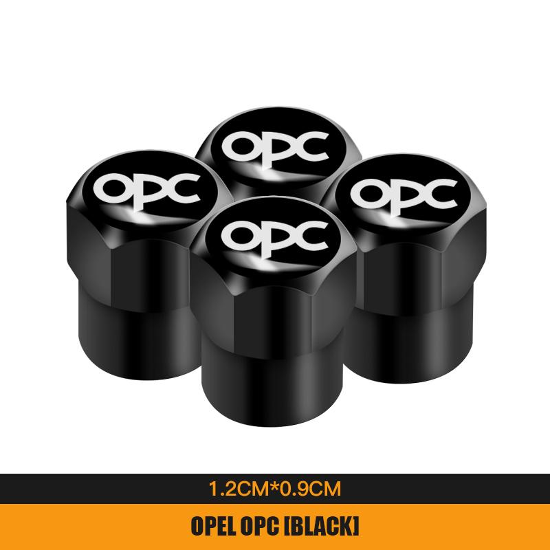 4Pcs Metal Car Wheel Tire Valves Caps Waterproof Dustproof Cover For Opel Astra GTC Insignia Antara Meriva Zafira Vectra Mokka