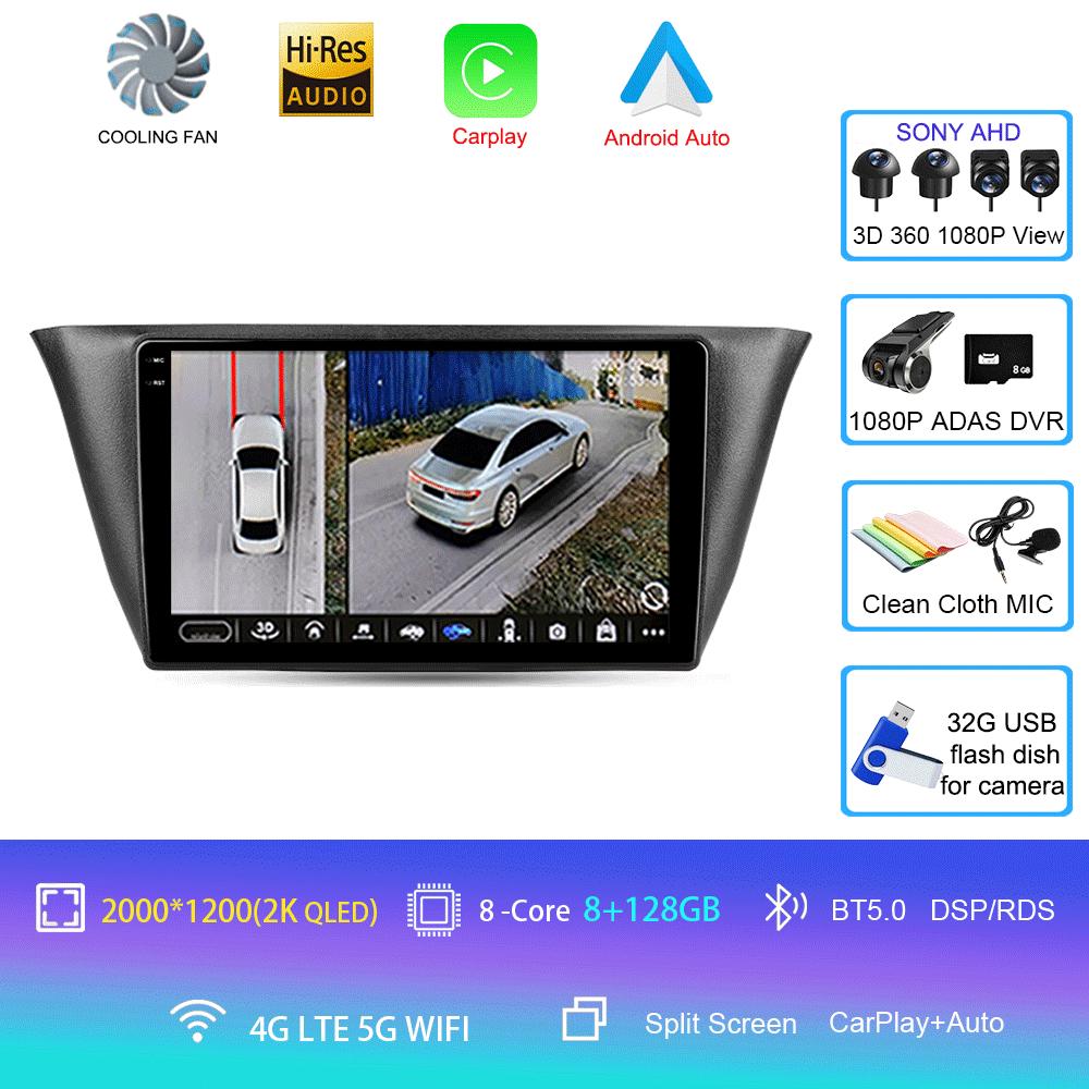 Car Radio Android 14 Carplay Auto WIFI+4G For Iveco Daily 2013-2021 Multimedia Video Player Navigation GPS Autoradio 2din 2 Din