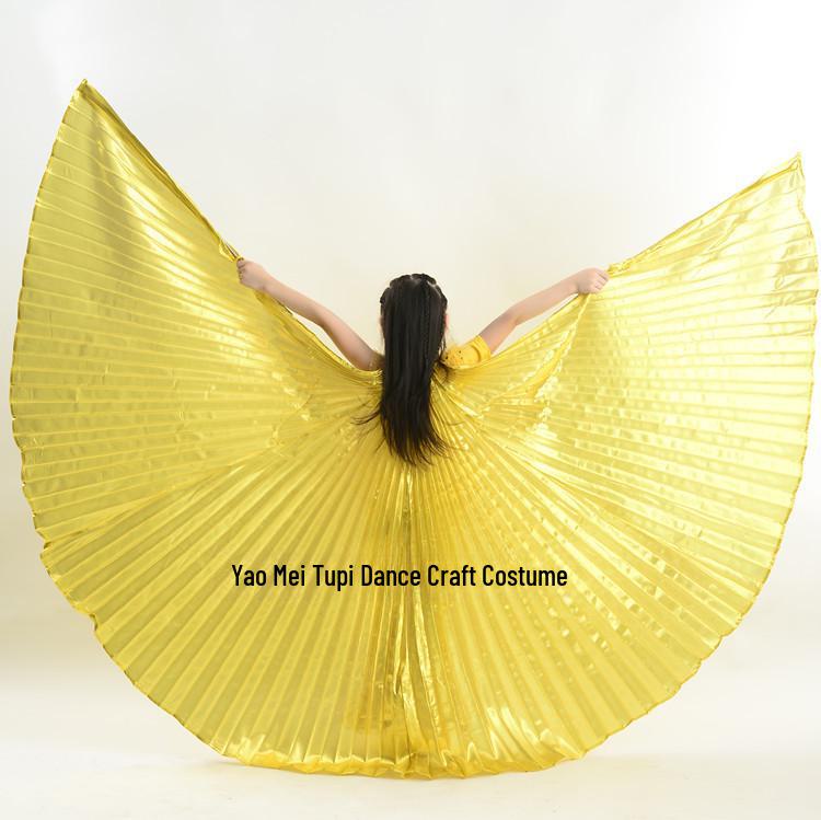 Children's Golden Wings Belly Dance Costume for Performance