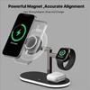 15W 4 In 1 Magnetic Wireless Charger Stand With Lamp For iPhone 14 13 12 Pro Max Apple Watch 7 For Airpods Pro Induction Fast Charging Station