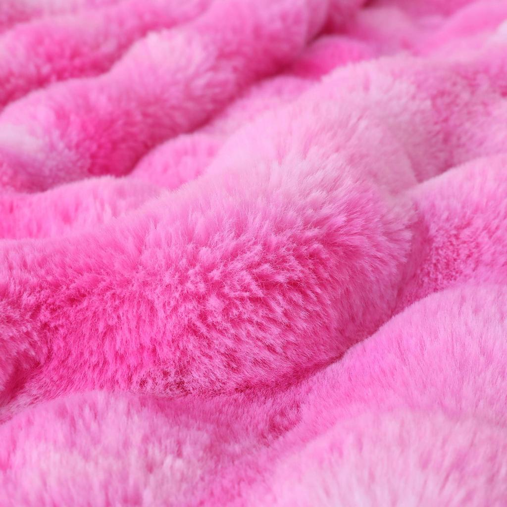 Thickened Warm Tie Dyed Blanket