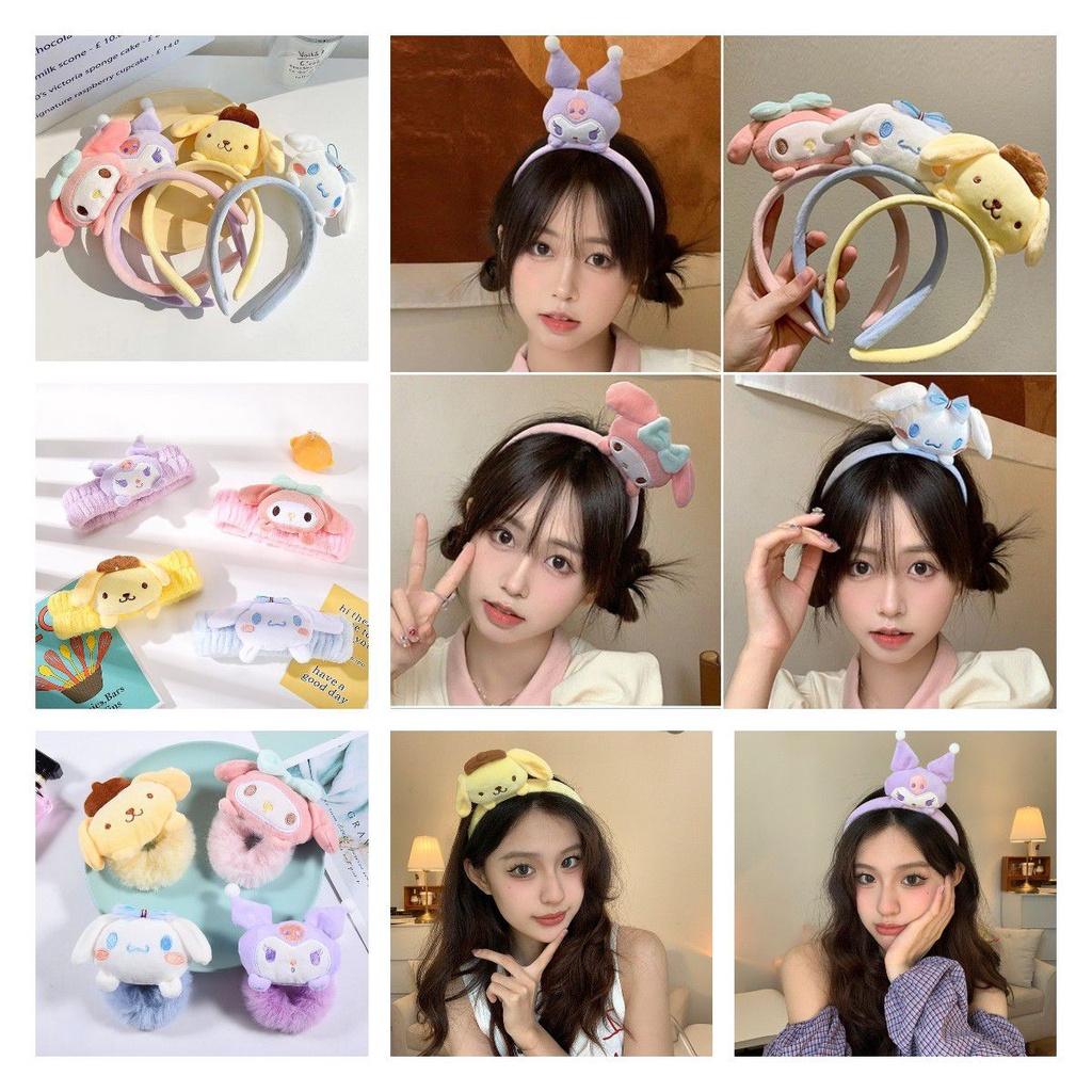 Sanrio Melody Hairband Cute Cartoon Elastic For Girls