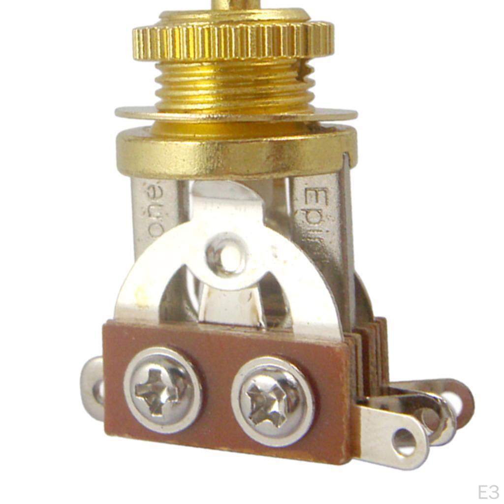 Switch Electric Guitar Accs Pickup SelectorToggle With Tip Knob