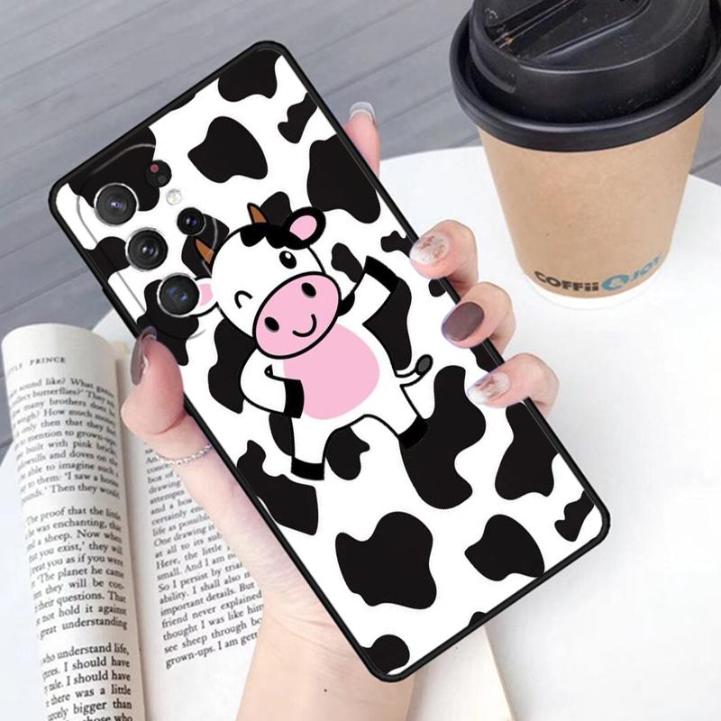 Dairy Cattle Cow Speckle phone case Cover For Samsung Galaxy S24 S25 Ultra S21 S22 Ultra S10E Note 10 Plus Note 20 FE S23