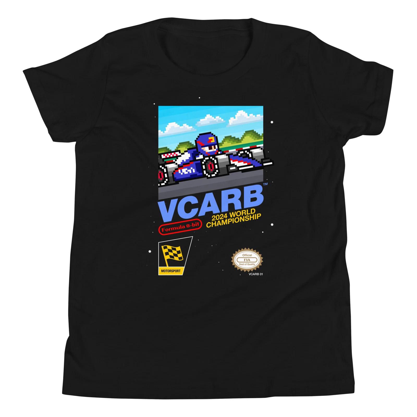 Vcarb Visa RB Ricciardo Tsunoda 2024 Formula 1 F1 8-bit Youth Kid Child T-Shirt XL