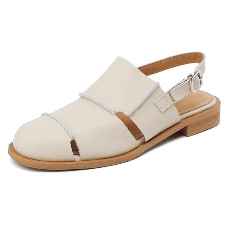 Fashion Flats Women's Sandals Casual Designer Sport Shoes Fashion Woman Slippers Summer 2025 New Trend Walking Cozy Zapatillas De Mujer