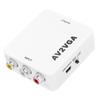 For AV To VGA Conveter Portable 1920x1080 HD AV2VGA Video Converter with USB Cable