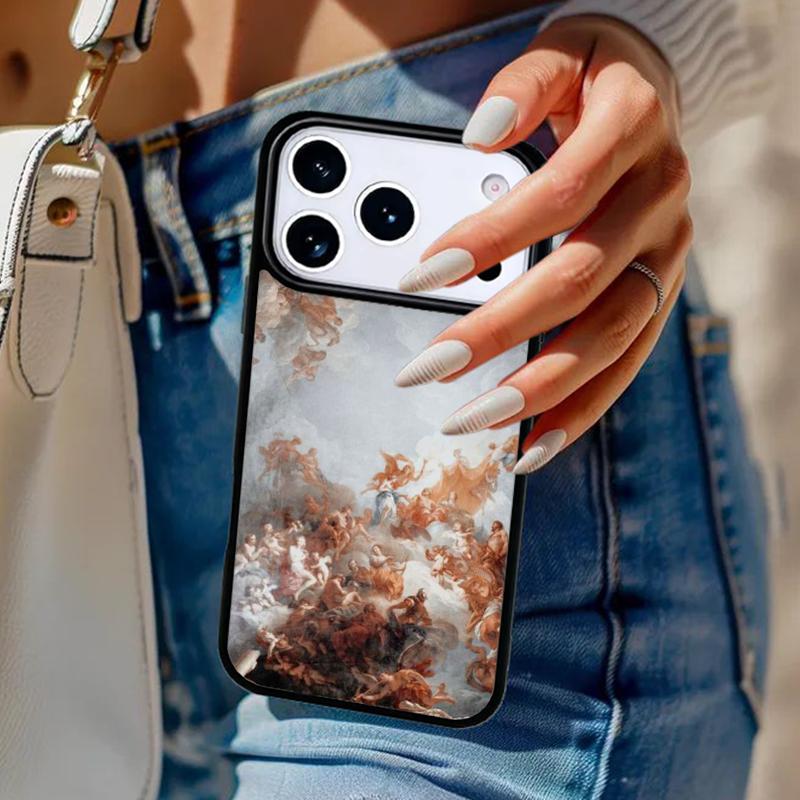 Renaissance art Painting soft Phone Case For iPhone 17 Air 14 15 13 12 Max Cover For Apple 16e 11 Pro Max Plus Coque