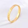 Gold Color Sunflower Thin Stainless Steel Women'S Rings Promise Finger Female Rings Wedding Party Jewelry Gifts 2024 New Trend