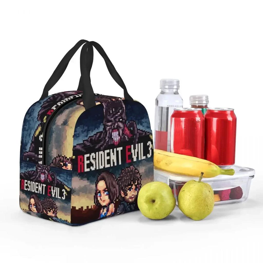 Resident Evils 3 Nemesis V1 Insulated Lunch Bag for Women Children Portable Food Boxes Thermal Lunch Box Tote