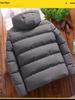 Men's Hooded Cotton-Padded Jacket for Autumn/Winter - Thick, Solid Color, Large Size Casual Wear