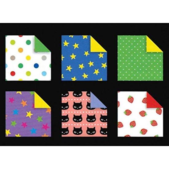 Showa Grim Origami Dot Chiyogami Box of 120 Sheets Double-Sided (Product Code 23-2187)