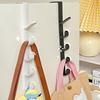 Hook Up Hook Installation Multiple Hooks with Drill-Free Lightweight Plastic Door Damage-free Door Hanger Home Storage