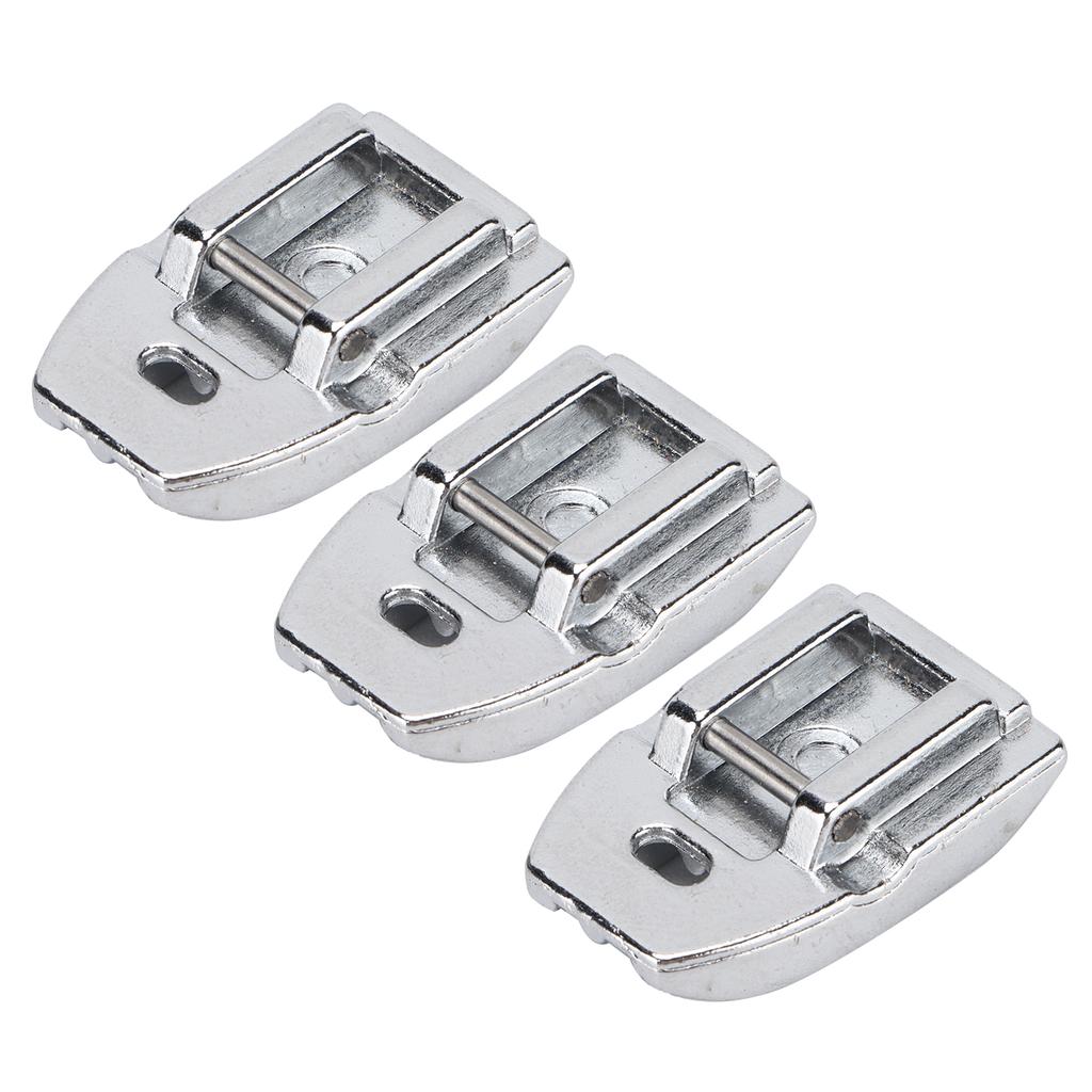 3pcs Zipper Feet Multifunctional Invisible Hemming Sewing Accessories for Household Old Sewing Machine Parts Replacing