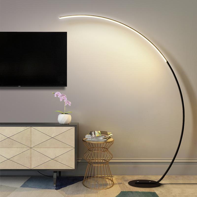 

Modern LED Aluminum Floor Lamp for Bedroom, Living Room, and Study EU Plug