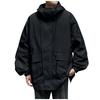 Men's Casual Sports Jacket Waterproof Lightweight Hooded  Hiking Golf Raincoats With  Pockets