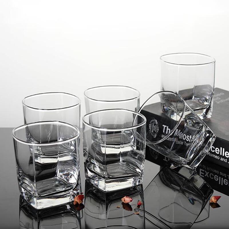 Jiwu Senlin Square Whiskey & Beverage Glass Set, 6-Piece