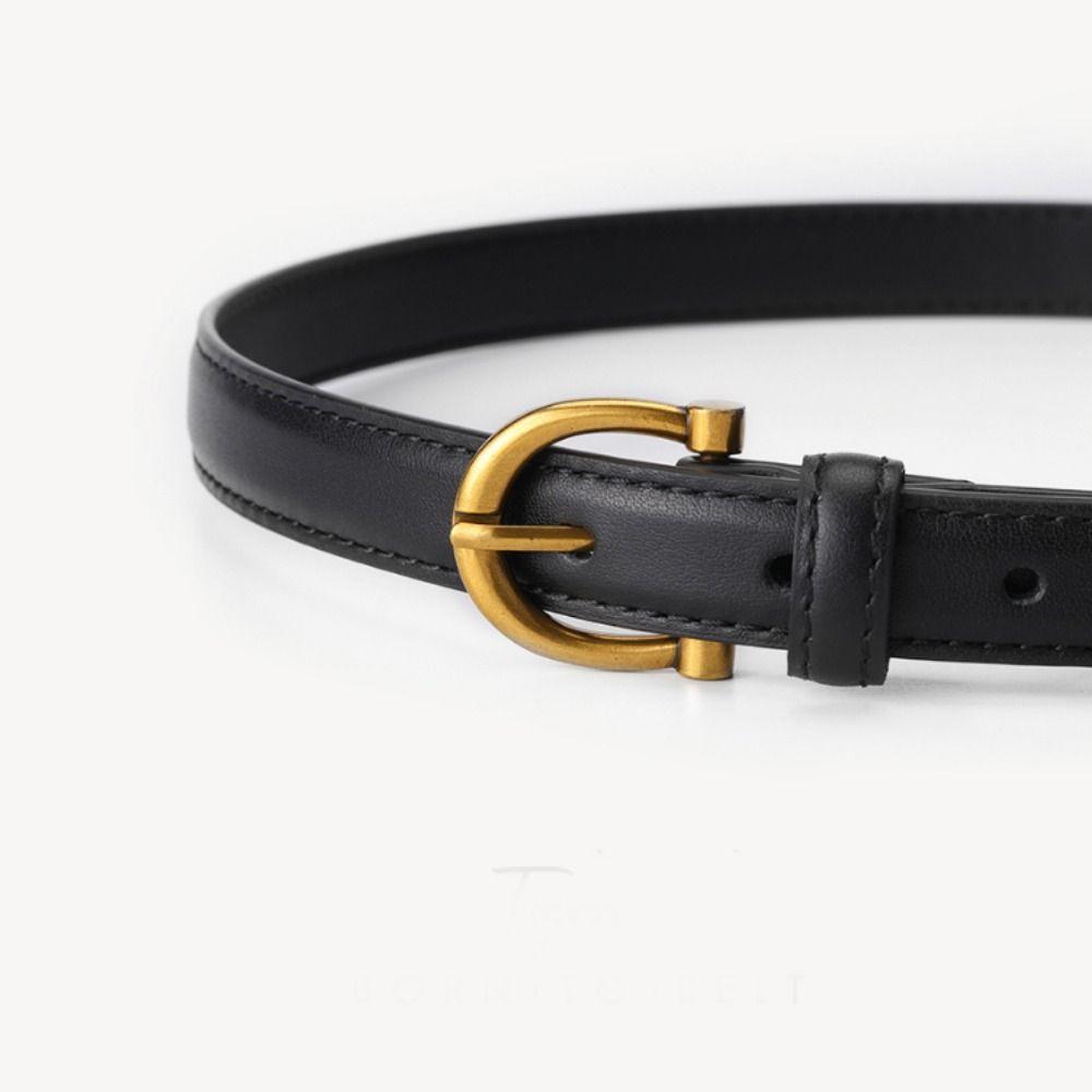 Jeans Decor Pu Waistbands Thin Trouser Decoration Simple Women Belt  Female/Girls